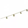 Online Pulsera  ositos y flores colgantes oro 18k - 18cm Pulseras De Plata|Pulseras De Oro