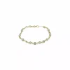 Best Sale Pulsera perlas y circonitas oro 18k - 18.6cm Pulseras De Plata|Pulseras De Oro