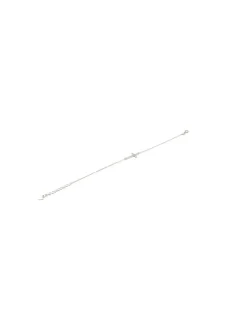 Outlet Pulsera plata cruz horizontal Pulseras De Oro Grabado|Pulseras De Oro