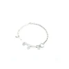 Fashion Pulsera plata eslabones, bolas, círculo y chapas Pulseras De Oro