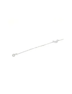 Shop Pulsera plata luna circonitas y perla Pulseras De Oro
