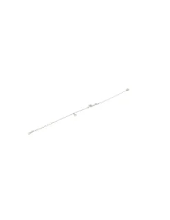 Store Pulsera plata triple estrella pulidas y circonitas Pulseras De Oro