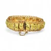 Discount Pulsera princesa hojas labradas c. seguridad oro 18k - 19cm Pulseras De Plata|Pulseras De Oro