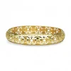 New Pulsera rígida calada oro 18k - 6.8cm Pulseras De Plata|Pulseras De Oro