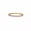 Discount Pulsera rígida con piedras fucsia oro 18k - 5.7cm Cañas|Pulseras De Plata