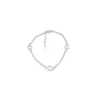 New Pulsera tres aros circonitas plata - 17cm Pulseras De Oro Grabado|Pulseras De Oro