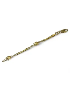 Clearance Pulsera tres elefantes oro 18k - 15cm Pulseras De Plata|Pulseras De Oro