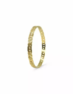 Discount Pulsera/brazalete labrada oro 18k - 7cm Pulseras De Plata|Pulseras De Oro