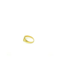 Clearance Sello comunión tallado placa ovalada oro 18k Sellos