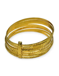 New Semanario labrado con pasador oro 18k - 6.5cm Semanarios|Pulseras De Plata