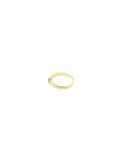 Fashion Solitario chatón oro bicolor 18k Anillos De Oro|Anillos