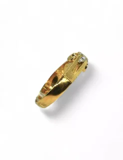 Store Solitario circonita laterales labrados oro 18k -T.21 Anillos De Oro|Anillos