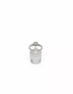 Online Solitario con diamante de 0.75ct oro blanco 18k - T.16 Anillos Con Brillantes|Anillos De Oro Blanco