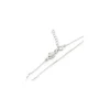 Online Tobillera forzada con corazón circonitas plata - 20cm Más Joyas