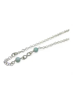 Cheap Tobillera piedras naturales e infinito plata 925 - 25cm Más Joyas