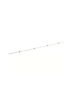 Best Tobillera plata con 8 bolitas Más Joyas